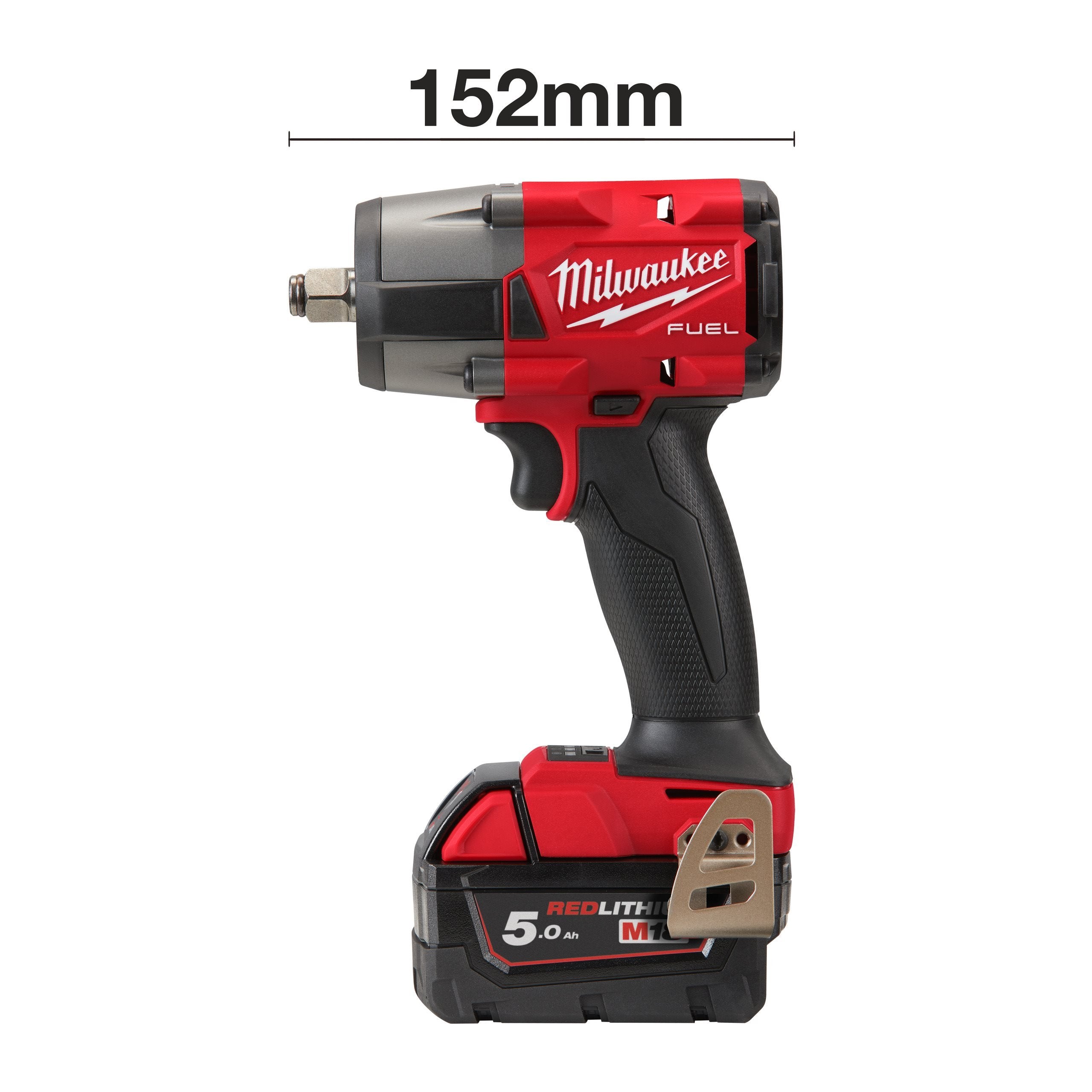 M18 FUEL™ ½″ mid-torque impact wrench with friction ring