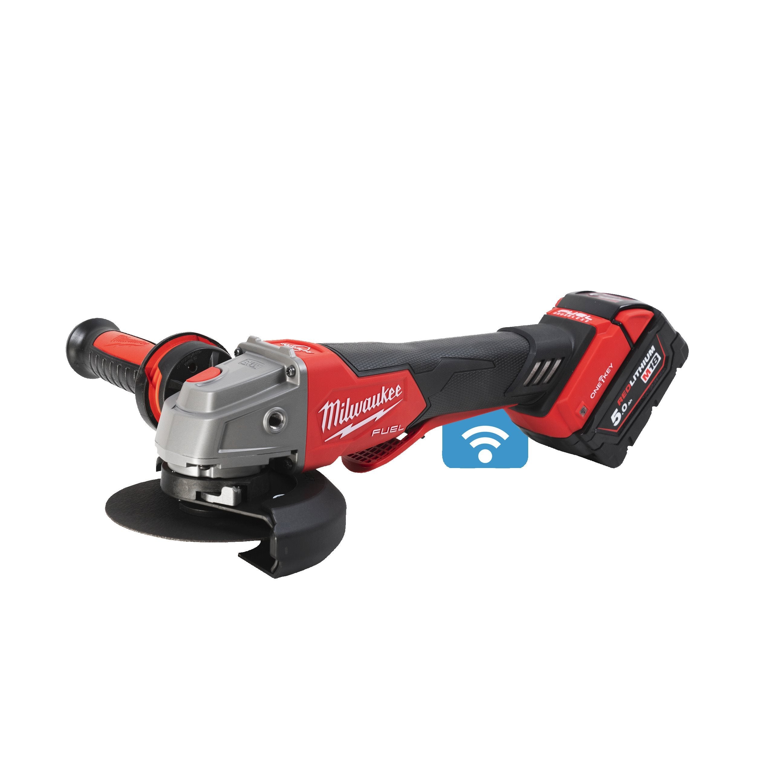 M18 FUEL™ ONE-KEY™ 125 mm braking angle grinder with slide switch